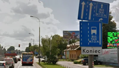 janekplaskacz - @vertical: 
Nie rozumiem. Na prawym pasie jest bus pas. 
1. po co n...