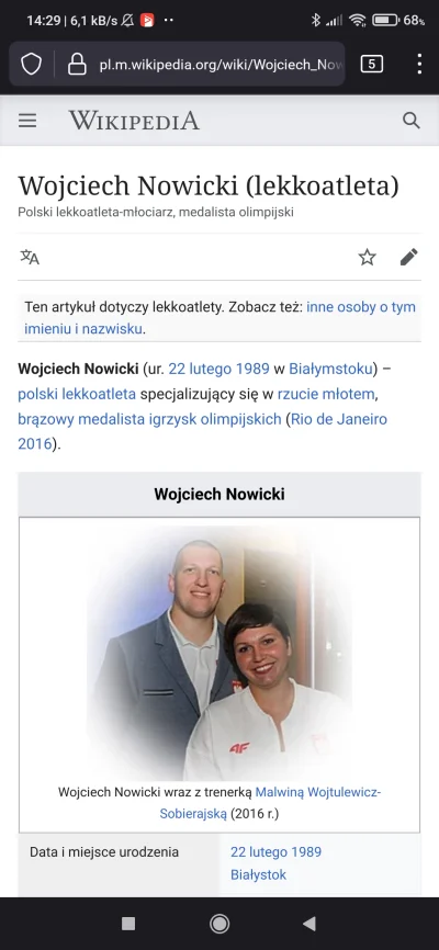 Tr1ckshot - Wojciech Nowicki ma zdjęcie na wikipedii jak z nagrobka rosyjskiego cment...