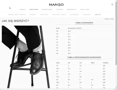 Marcos - Elo zamawiał ktoś kiedyś buty z Mango Man ? 

Czy ich rozmiarówka jest zan...