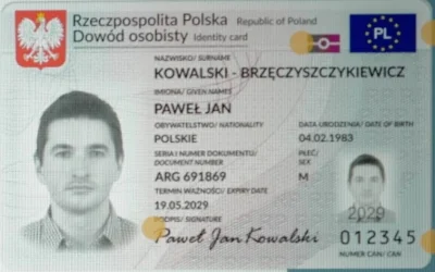 Fulleks - Polska - Dowód osobisty, nie wyrobisz go przez internet bo pobierają odcisk...