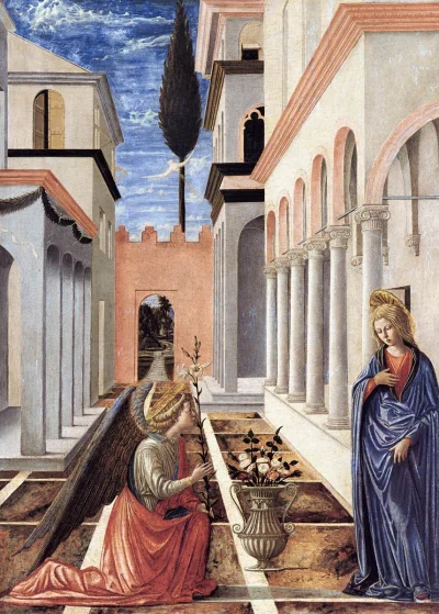 Borealny - The Annunciation (Zwiastowanie), około 1445-1450