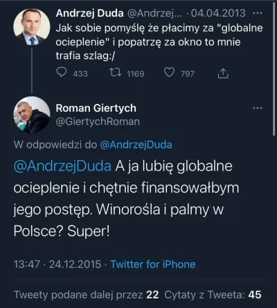 JakubWiech - Andrzej Duda i Roman Giertych o globalnym ociepleniu.


#neuropa #4ko...