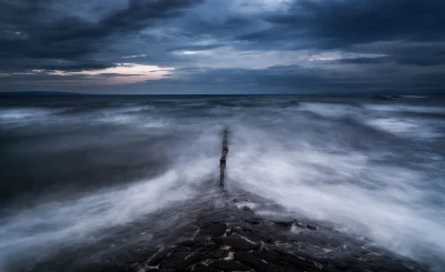 Aenkill - Wczorajszy spontaniczny wypad nad morze zaowocował taką fotografią.

#fot...