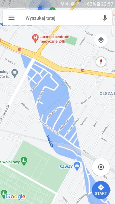 Alalamba - To jakaś nowa funkcja google maps, czy bug?

#krakow