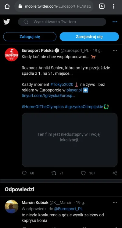 4est - A czemu wideo w tym Twitt'ie nie jest dostępne w Niemczech?