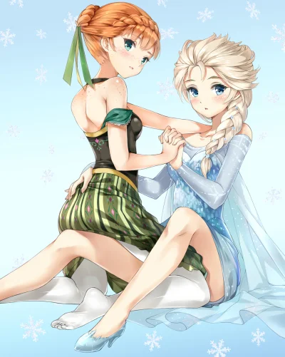 l.....f - Jest w tej bajce coś #yuri ?
#randomanimeshit #frozen #anna #elsa #rajstop...