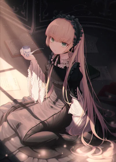 LlamaRzr - #randomanimeshit #gosick #victoriquedeblois #blushedface #gothiclolita #lo...