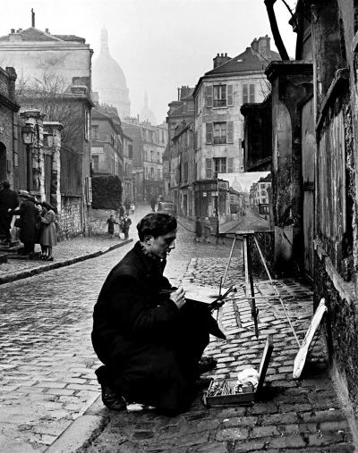 myrmekochoria - Ed Clark, Malarz na Rue Narvins, Paryż, 1946.

#starszezwoje - tag ...