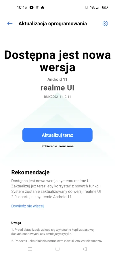 JaktologinniepoprawnyWTF - Kurde szok, Realme 6S dostał Androida 11 (ʘ‿ʘ)

#realme ...