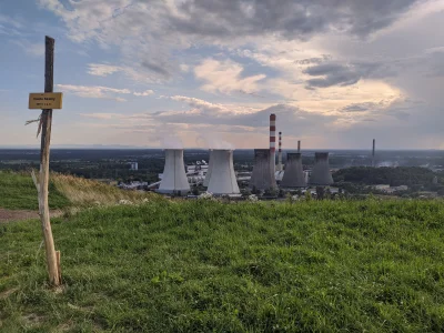 sylwke3100 - Jeszcze jedno z ujęć kominów Elektrowni Łaziska z Hałdy Skalny w Łaziska...