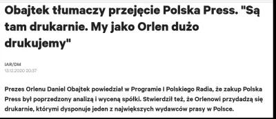g.....a - > Przecież sam oligarcha Obajtek powiedział

@bolczan: On chciał tam tylk...