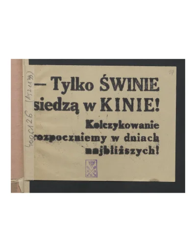 qris - Kontekst:

 „Tylko świnie siedzą w kinie”. Jest to tytuł artykułu, który ukaz...