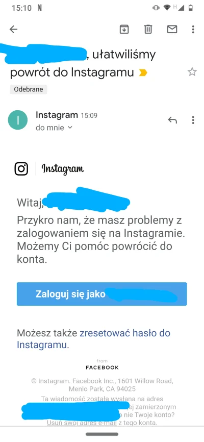 yoloBaklawa - Mirki #instagram #security
Czy to oznacza, że ktoś próbuje się zalogowa...