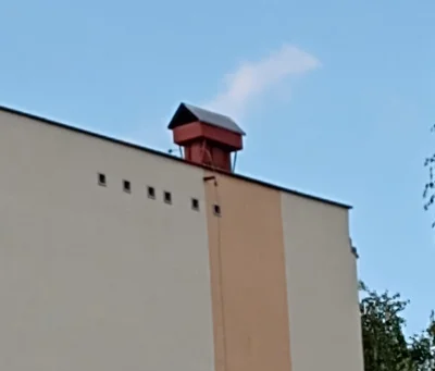 Wezymord - Cześć, w Płocku zobaczyłem na bloku konstrukcję jak na zdjęciu.
To komin,...