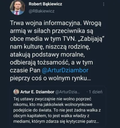 saakaszi - Bąkiewicz to ma chyba pustostan zamiast mózgu.
A właśnie ten dzban dostał...