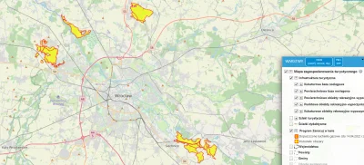 Wozyack - @S0MBRER0: Na poniższej mapie zaznaczone są obszary z programu "Zanocuj w l...