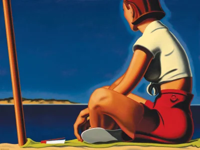 Hoverion - Kenton Nelson
Amerind Mode, 2016, olej na płótnie
#artventure 
#malarst...