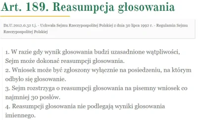 Polasz - #sejm 
Ominęło mnie trochę. Widzę hasła, że reasumpcja była nielegalna. Cze...