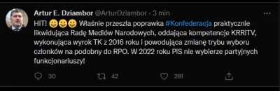 L.....e - Przeszła poprawka Konfederacji likwidująca Radę Mediów Narodowych XD Jedyna...