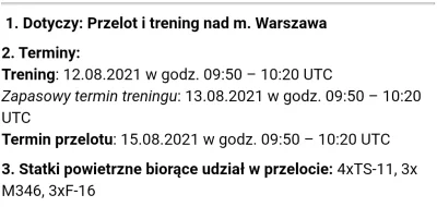 kar5 - Jakby ktoś pytał o myśliwce to latały w związku z przygotowaniami przed 15.08....