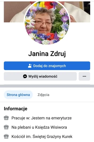 t.....r - Ej też jak trafiacie na profile boomerow na FB to nigdy nie wiecie czy to f...