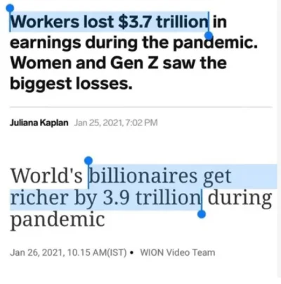 omgzpwnd - dobra ta pandemia, szczególnie dla bogatych.