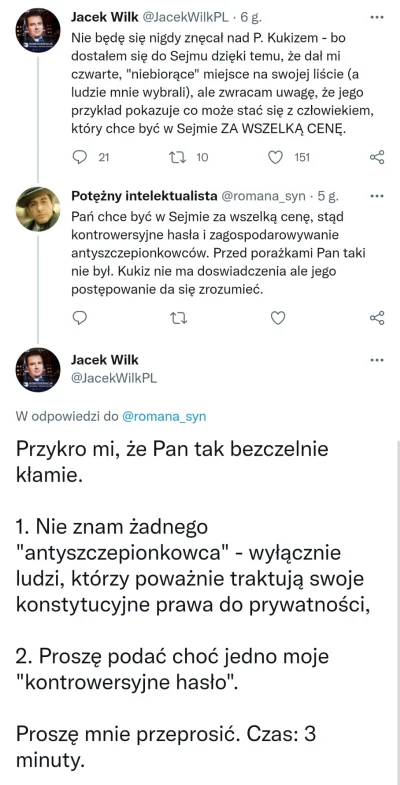 WilczurZnahor - Nic kontrowersyjnego przecież nigdy nie powiedział, a pisanie , że "k...