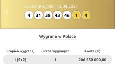 cr_7 - #lotto #pieniadze #ciekawostki 
Dzisiaj w Polsce padła wygrana 206 mln ( ͡° ͜ʖ...