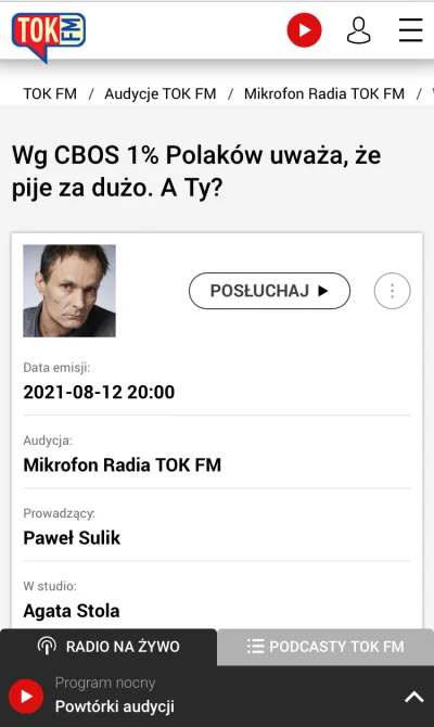 KapitanPolska - @Winsomegirl: tak mi się skojarzyło, wczoraj słuchałem tej audycji, o...