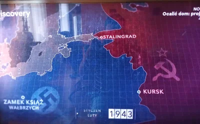 TenXen47 - Uuuu ale wstyd dla #discovery. Wiedza z podstawówki. Stalingrad w miejscu ...