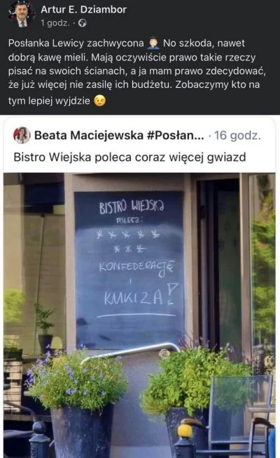 WroTaMar - No i bistro wiejska się obsrała, bo ograniczyli możliwość komentowania swo...