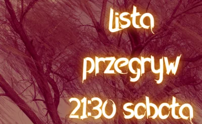 Mescuda - Oczekuję frekwencji powyżej 150 osób, inny wynik uznam za obrazę 
Sobota 2...