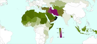 jcollier - @noitakto: widząc mapkę procentowego udziału szyitów i sunnitów w Iranie a...