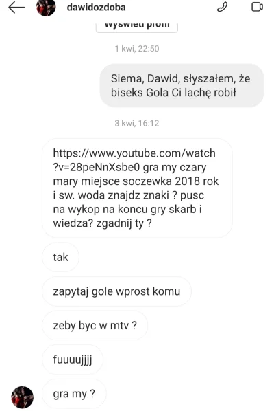 c.....k - Udało mi się coś takiego odkopać. ( ͡° ͜ʖ ͡°)
@FAMEMMA Komu Golas robił la...