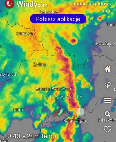 marcin0208 - #burza front przez cała Słowację ( ಠ_ಠ)