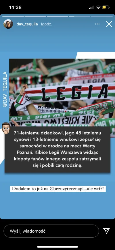 xydeN- - W takich chwilach wstydzę się bycia kibicem Legii… 

#pilkanozna #mecz #ek...