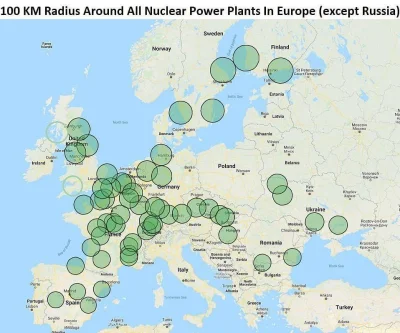 nonOfUsAreFree - Elektrownie atomowe w Europie (z promieniem 100km)
#mapporn #mapy