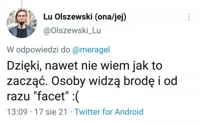 aaadam91 - @pieczywomaca: Jacy mężczyźni. To ty nie wiesz, że brodę mogą mieć również...