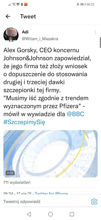 5STARS - Niech ci co się zaszczepili jedno dawkowym J&J się nie cieszą, ze są lepsi. ...