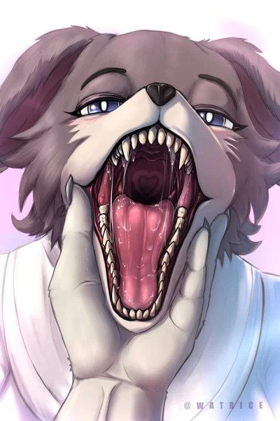 Rustyyyy - Could you show me the inside of your mouth? 
#furry #beastars