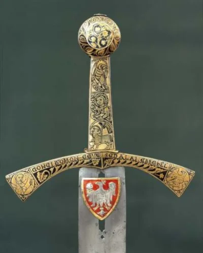 knur3000 - Szczerbiec, miecz koronacyjny królów Polski, symbol niepodległości, symbol...