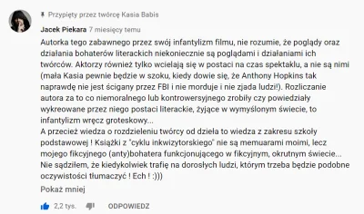 Maslacki - @rolnik_wykopowy: Pod jednym z filmików nawet sam hejtowany Autor się wypo...