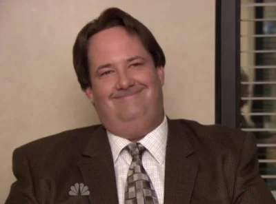 Qbol69 - No, It's not Asthon Kutcher, it's Kevin Malone. Equally handsome, equally sm...