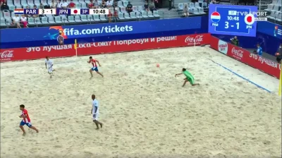 qver51 - Paragwaj - Japonia 3:2
#golgif #mecz #paragwaj #japonia #beachsoccer