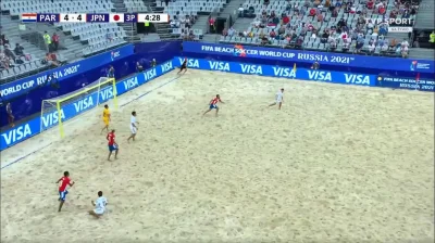 qver51 - Paragwaj - Japonia 4:5
#golgif #mecz #paragwaj #japonia #beachsoccer