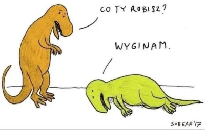 Jasemnetoperek - #humorobrazkowy #dinozaury #heheszki