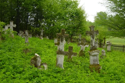 powsinogaszszlaja - @powsinogaszszlaja: Przycerkiewny cmentarz z krzyżami bruśnieński...
