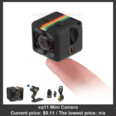 n____S - sq11 Mini Camera
Cena: $0.11
Koszt wysyłki: $0.00
Sklep: Aliexpress

Mo...