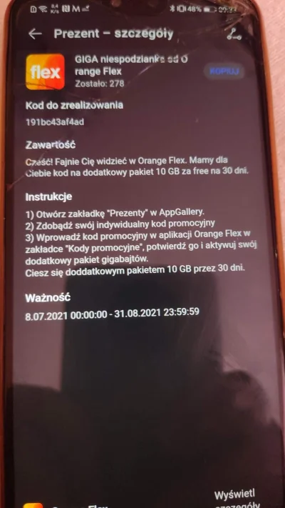 emrevelozglu - Mirki jak ktos ma huawei albo honor to w appgallery jest darmowe 10 gb...