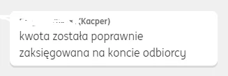 cyborg - @DzonySiara: Dostali, a powiedział mi o tym miły pan Kacper z ING